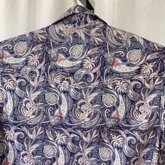 Wrangler 20X Advanced Comfort Long Sleeve Shirt Pearl Snap Men’s Medium - Picture 7 of 9